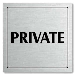 Piktogram Private